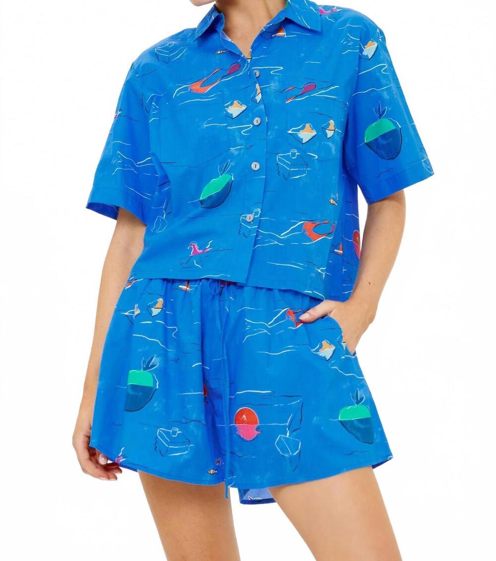 NEW OLIPHANT riley shorts in dip blue